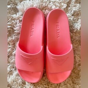 Prada rubber slides “like new”